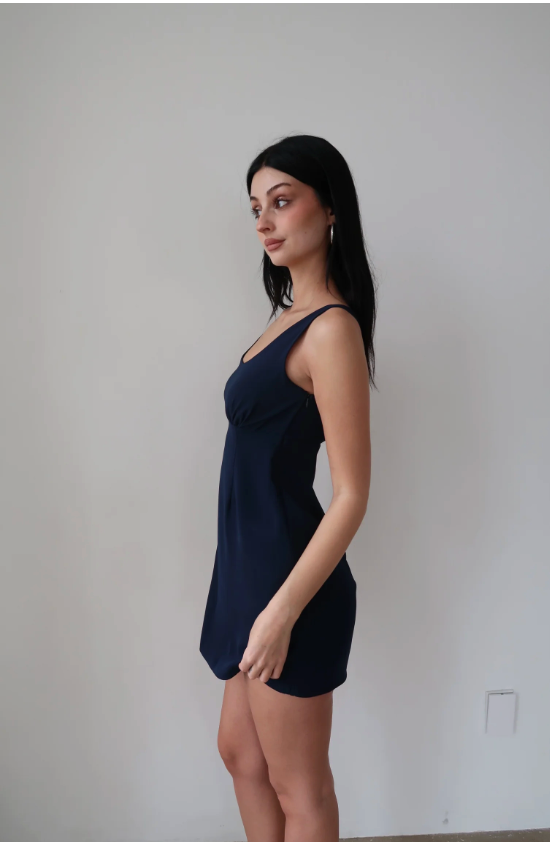 Navy Nora Dress