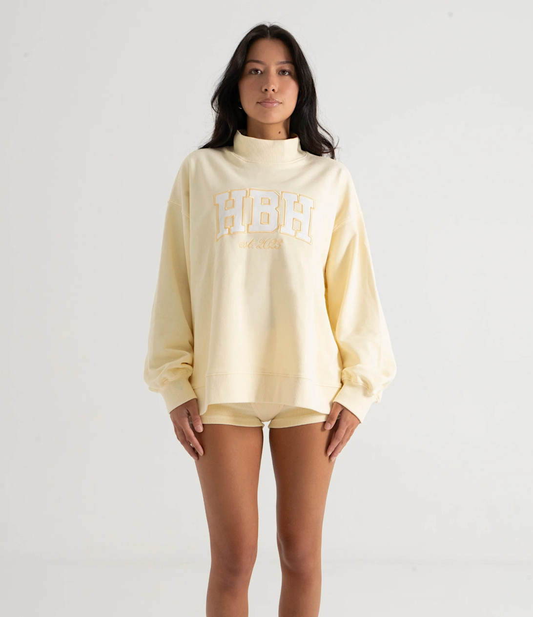 Varsity Mockneck - Butter Yellow