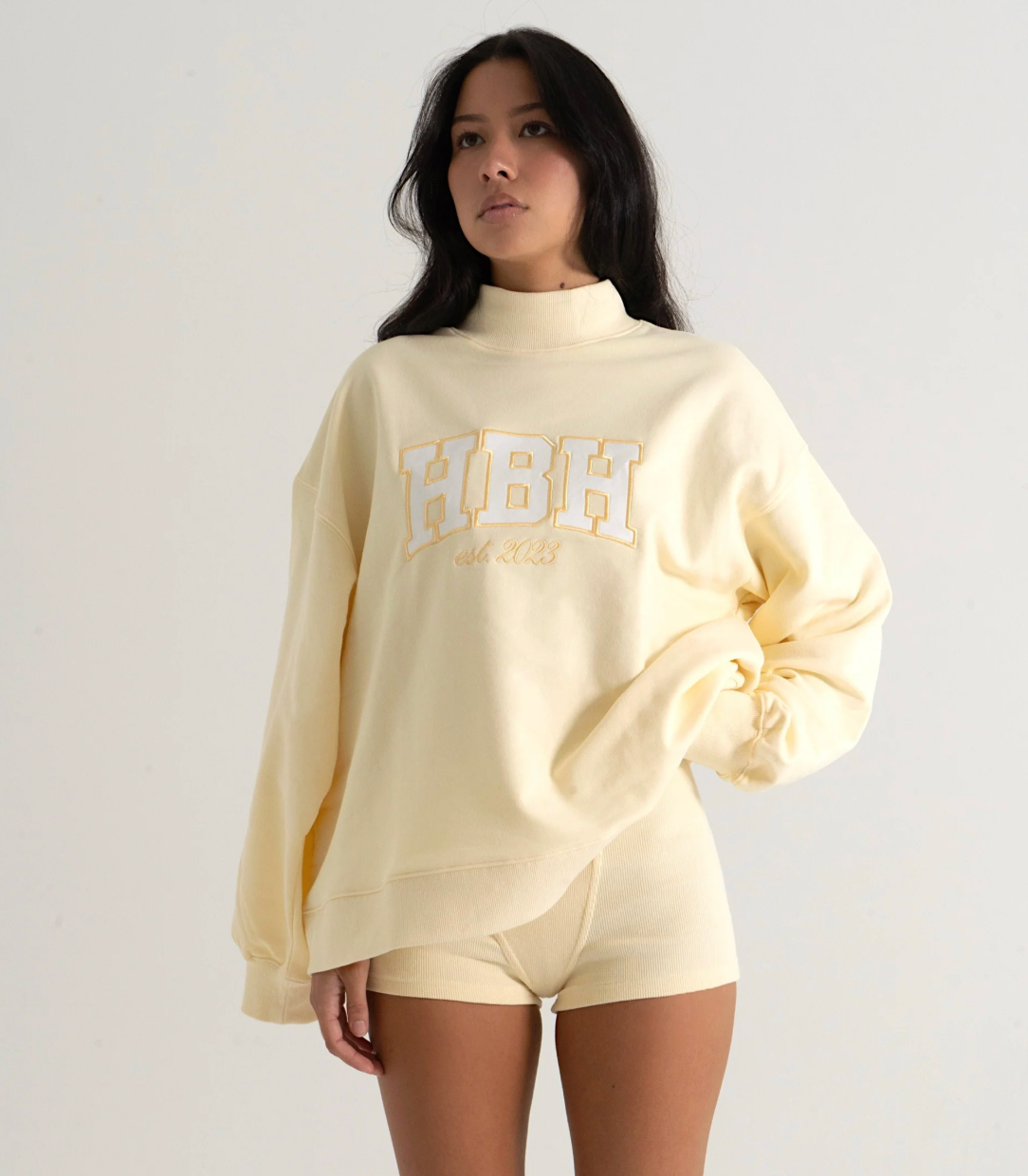 Varsity Mockneck - Butter Yellow