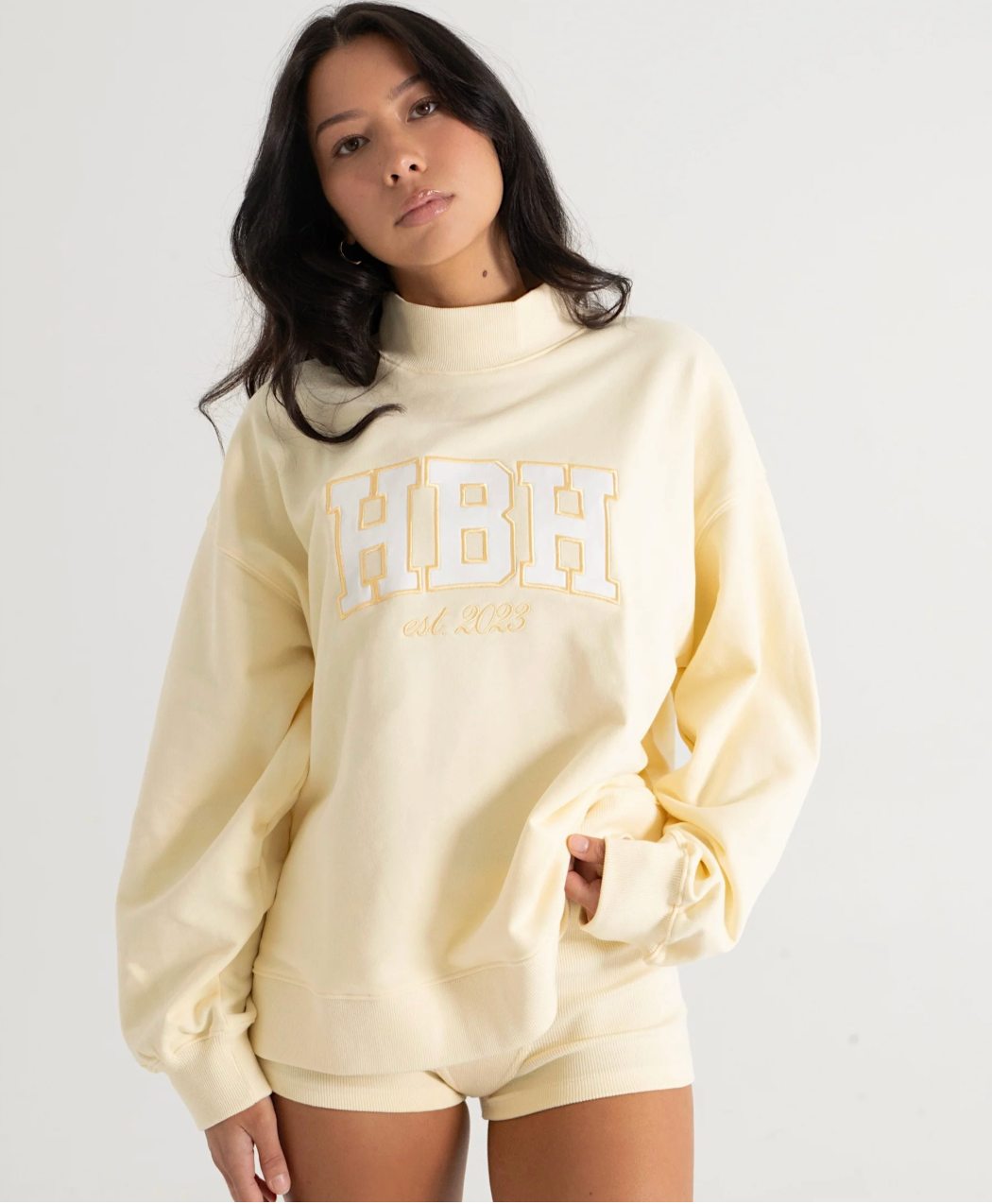 Varsity Mockneck - Butter Yellow