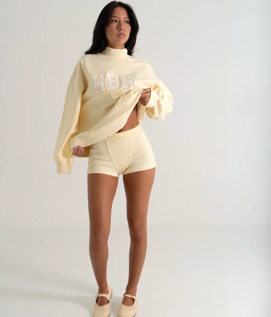 Varsity Mockneck - Butter Yellow