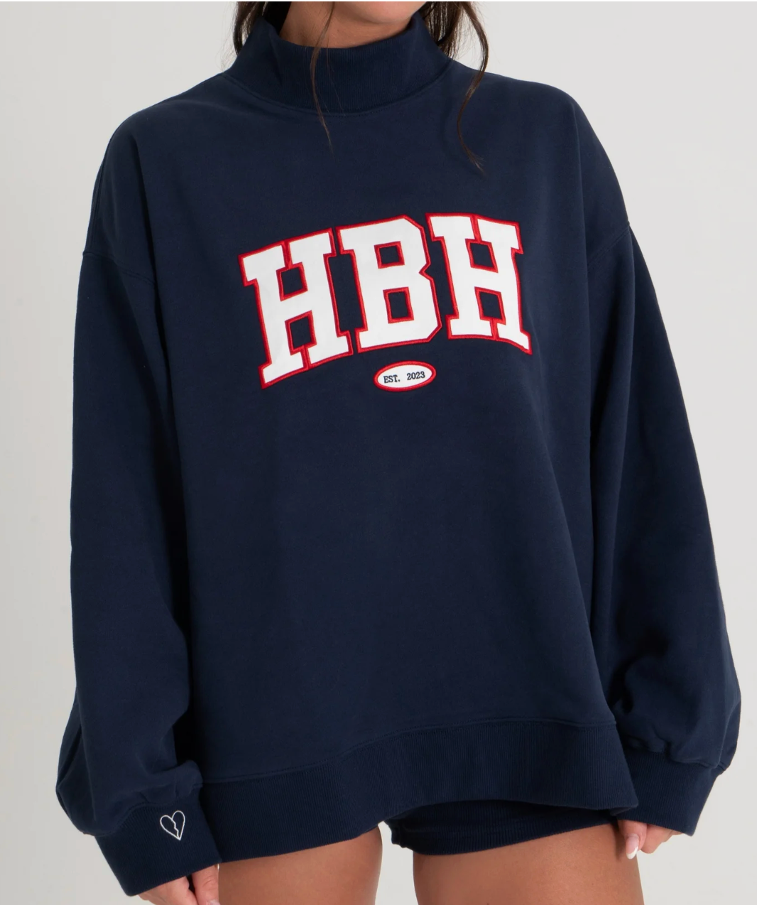 Varsity Mockneck - Navy