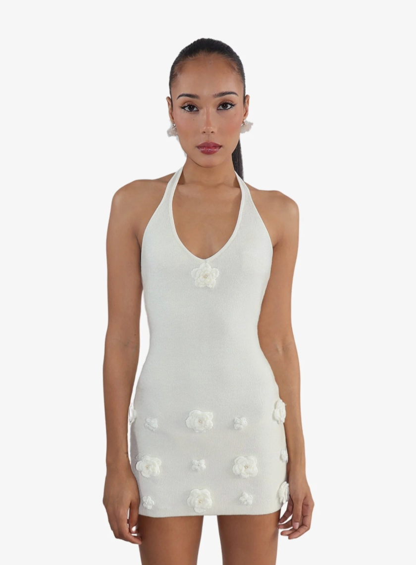 atlas knit dress Reformation Atlas Knit Dress in Black
