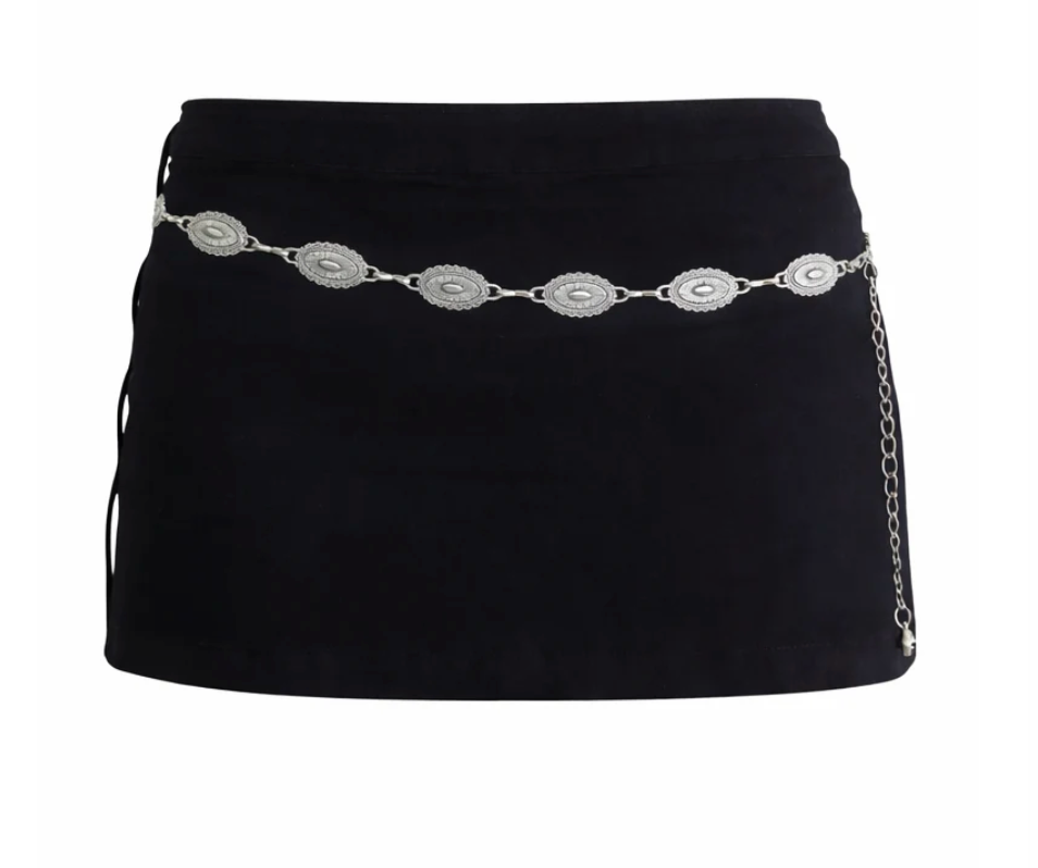 Restyle Belt Skort- Western Belt