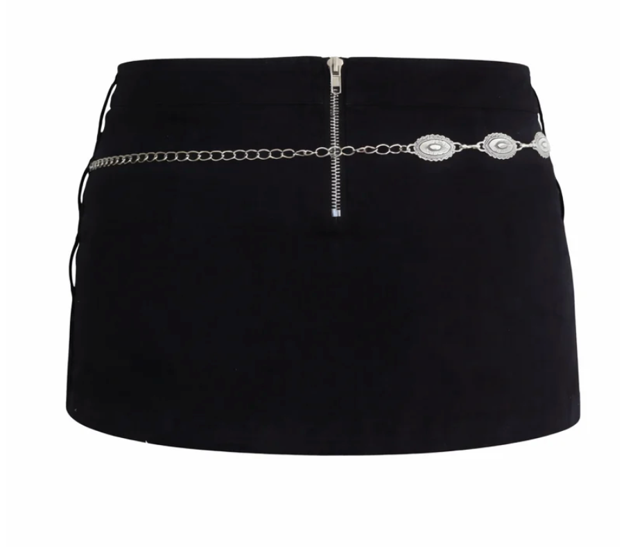 Restyle Belt Skort- Western Belt