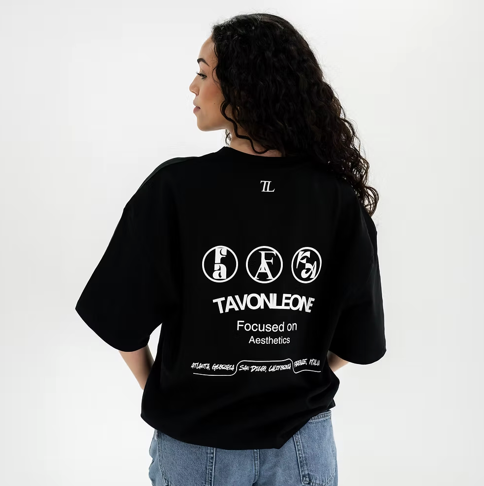 Black "Focused on Aesthetics" T-Shirt