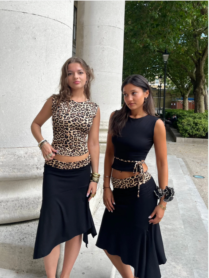 Leopard Milano Skirt