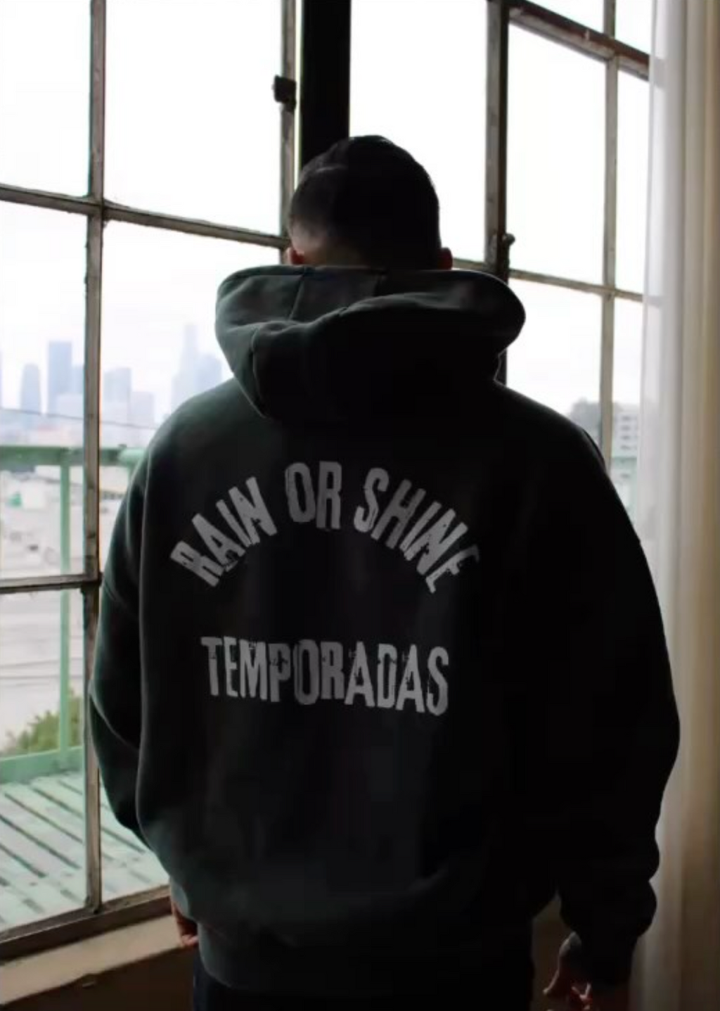 Vintage Zip Up - Black