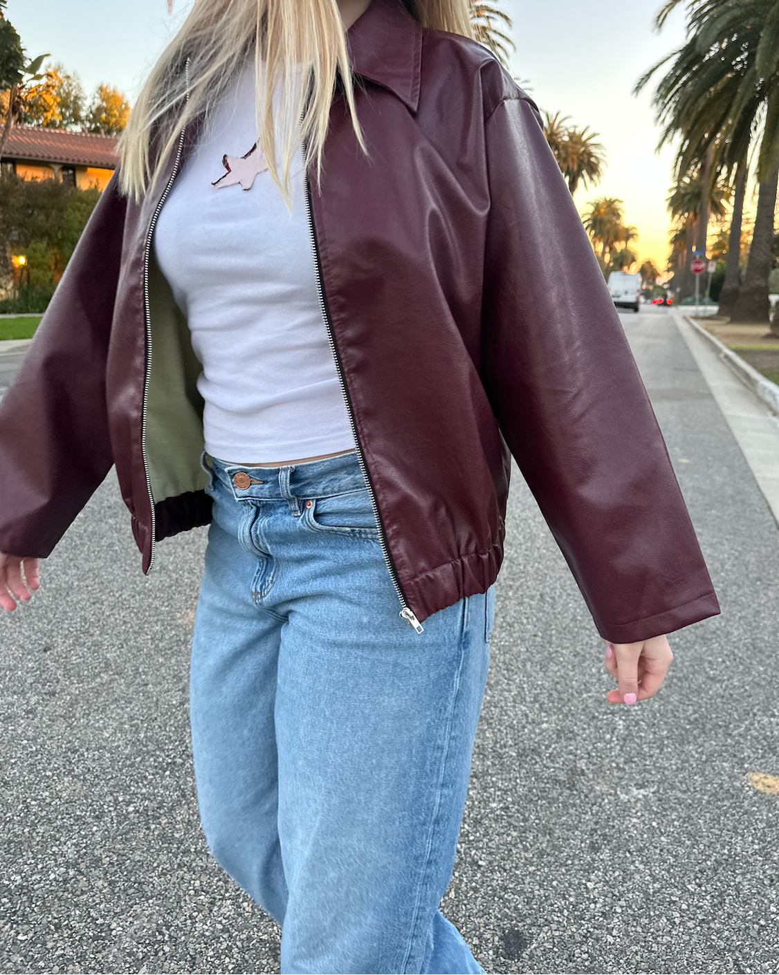 Burgundy Jacket